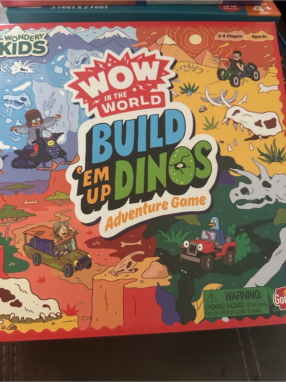 Wondery Kids WOW in the World Build 'Em Up Dinos Adventure Game - Colorful